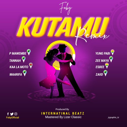 Kutamu Remix (Ft P mawenge, Maarifa, Tannah, Esbee, Yung Pabi, Zee Maya, Kaa la Moto, Zaiid)
