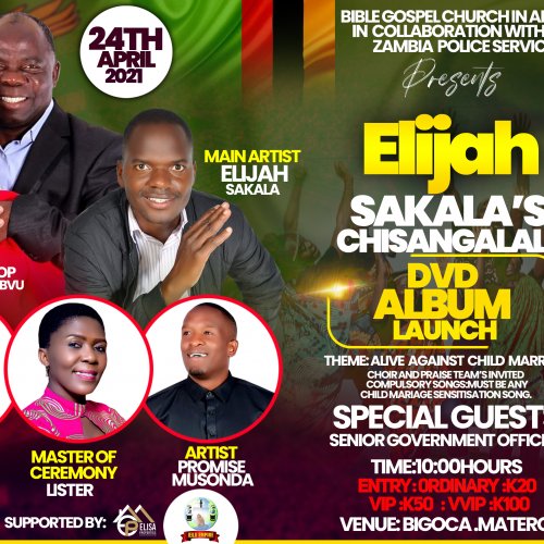 ELIJAH SAKALA'S CHISANGALALO DVD ALBUM LAUNCH