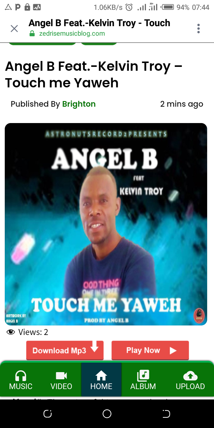 Touch me Yaweh with your powerful hand