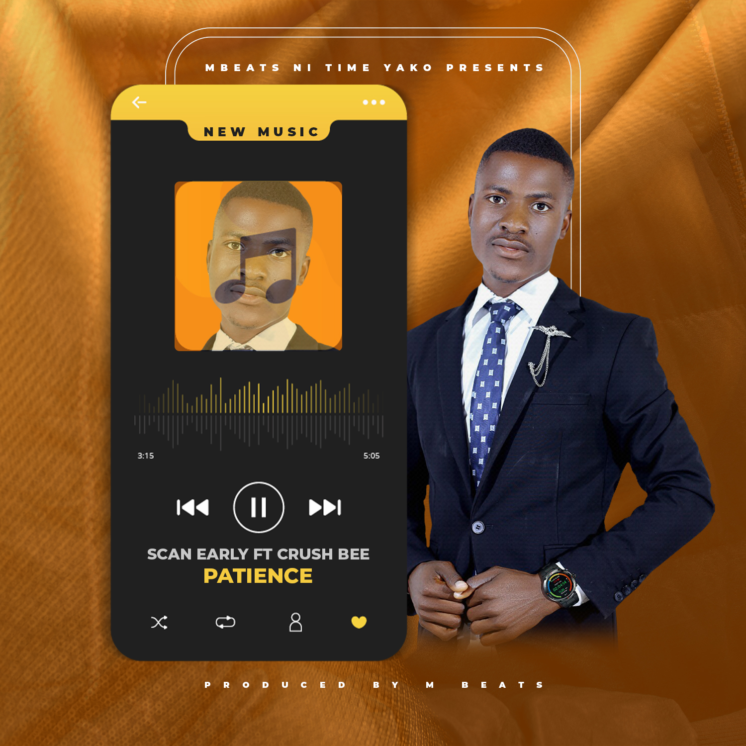 Scan-Early ft Crush Bee-patience prod-by Mbeats music. Mp3