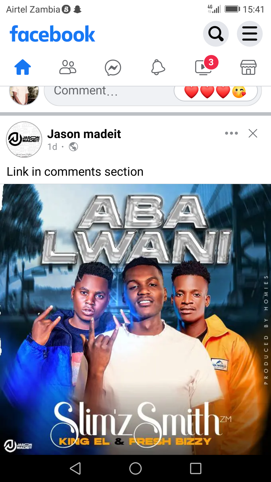 Slim'z smith zm ft Fresh bizzy & King El (Abalwani)