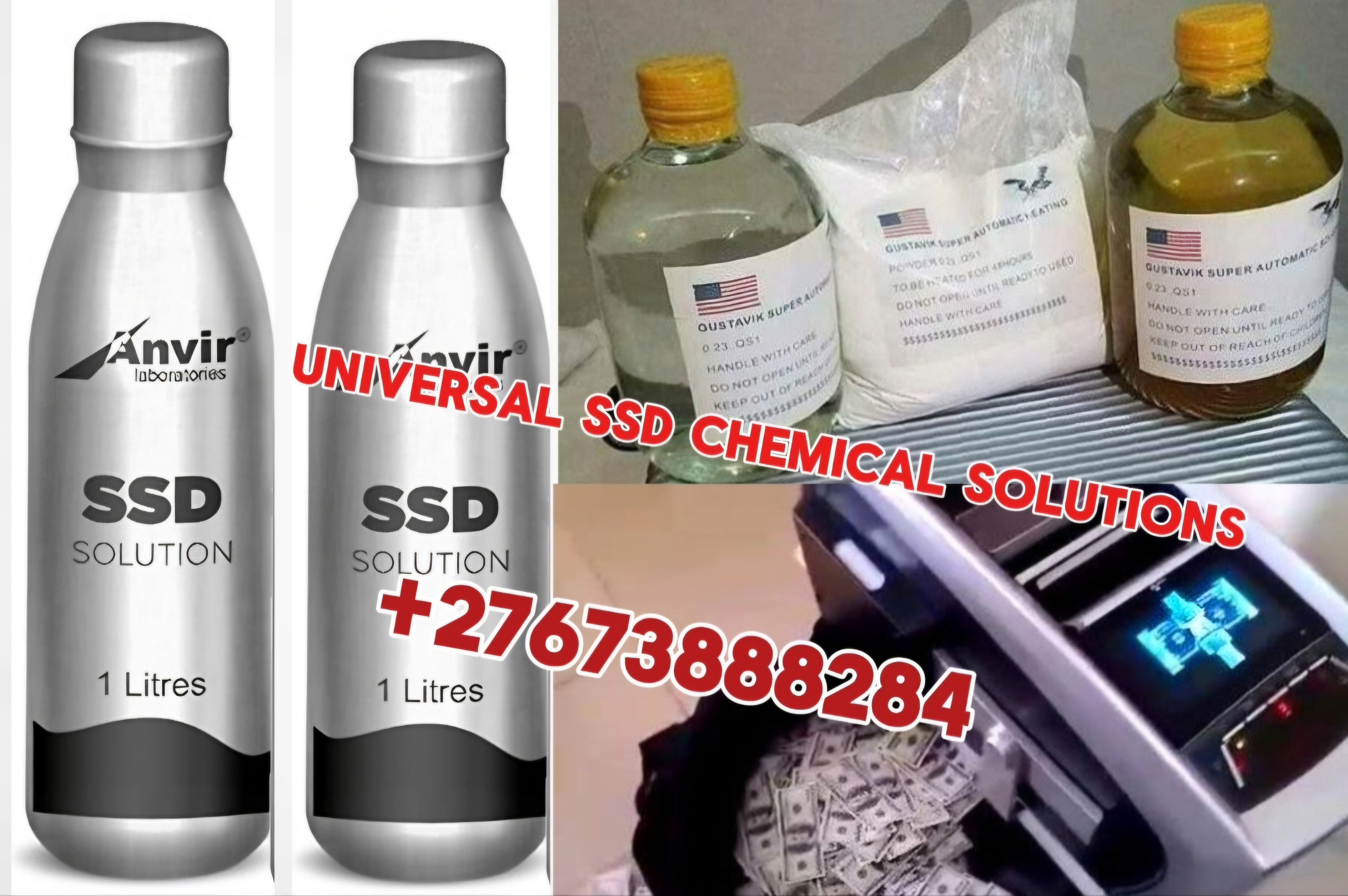 SSD Chemical Solution to clean all Black Money call +27673888284