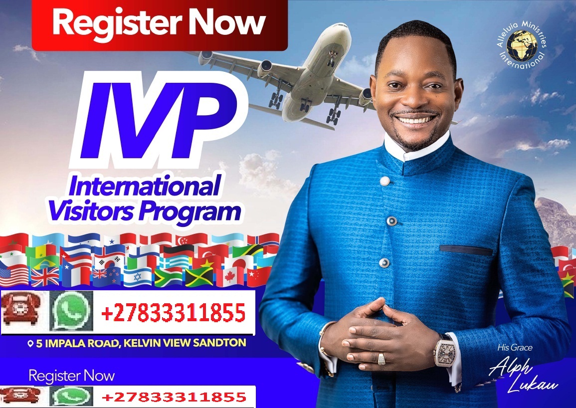 IVP-Pastor Alph Lukau registration contact+27833311855