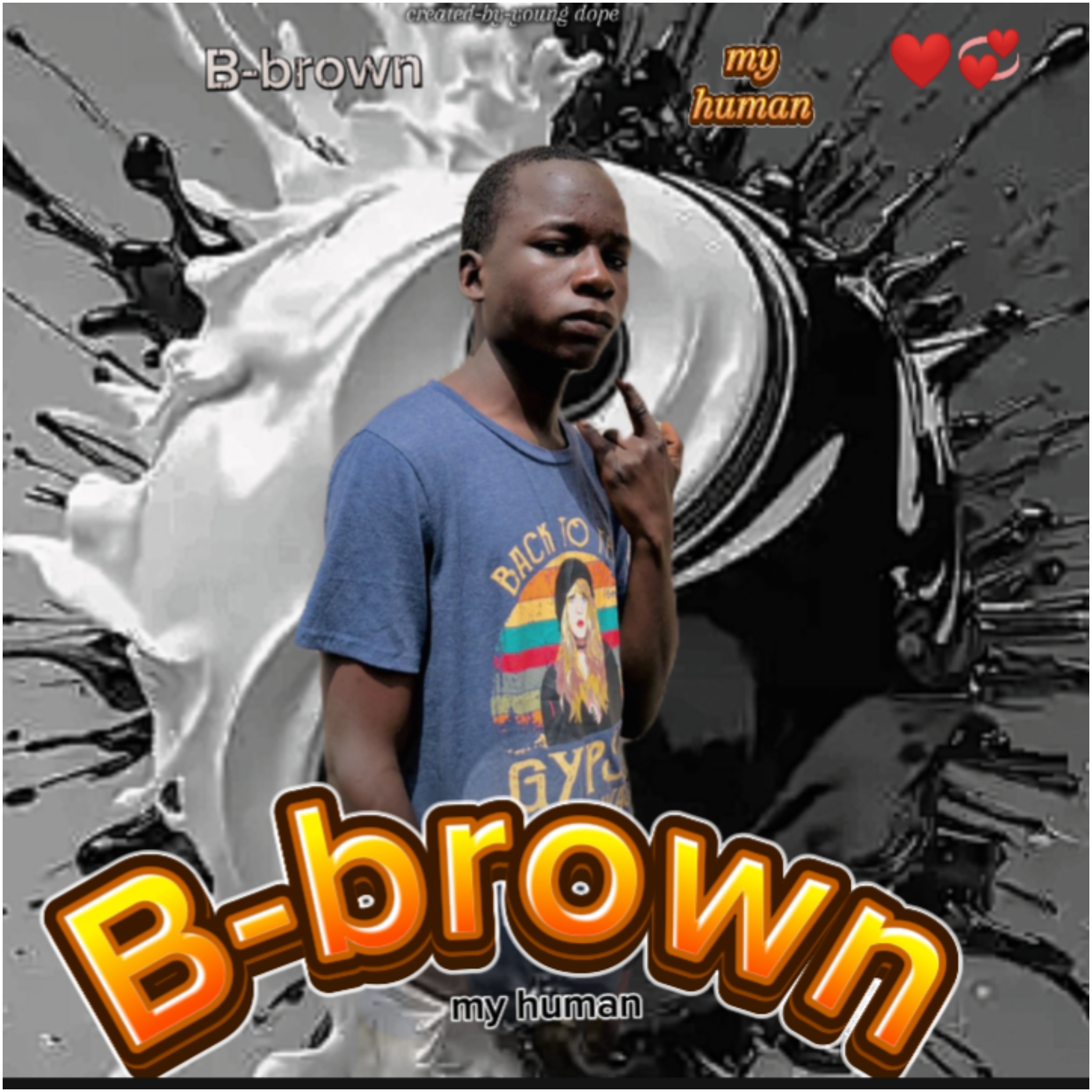 B-brown