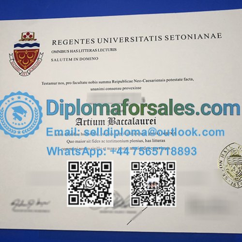 Seton Hall University diploma, SHU Diploma