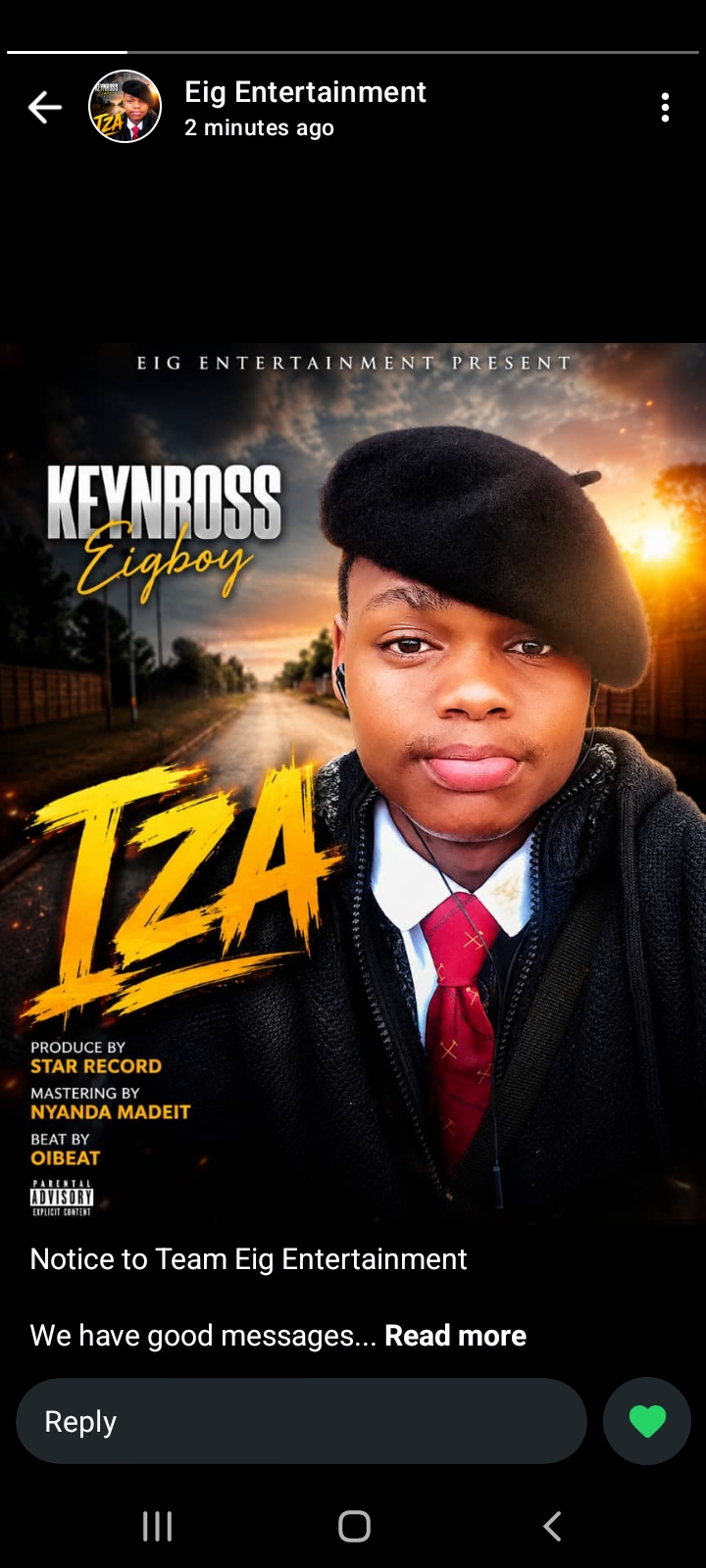 Keynross Eigboy
