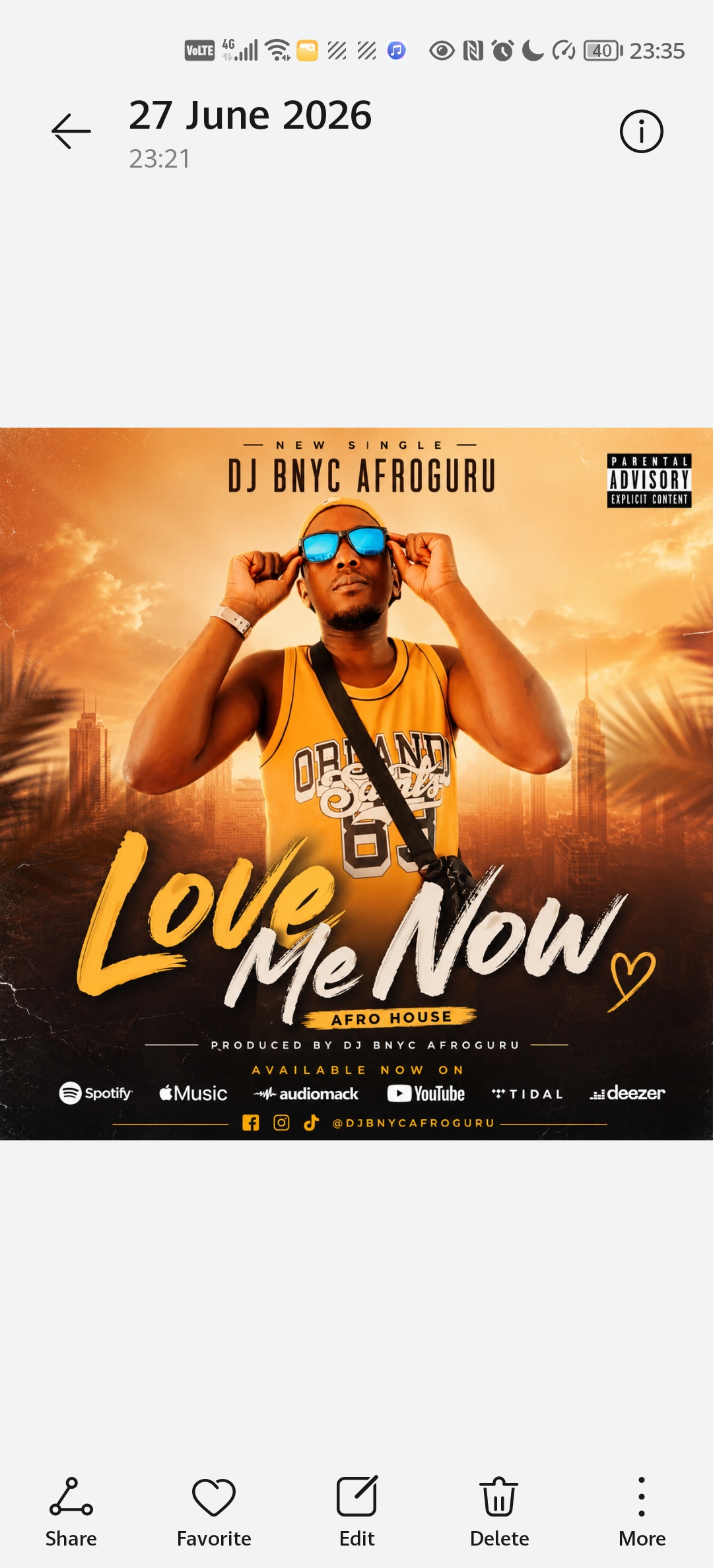 Love me now