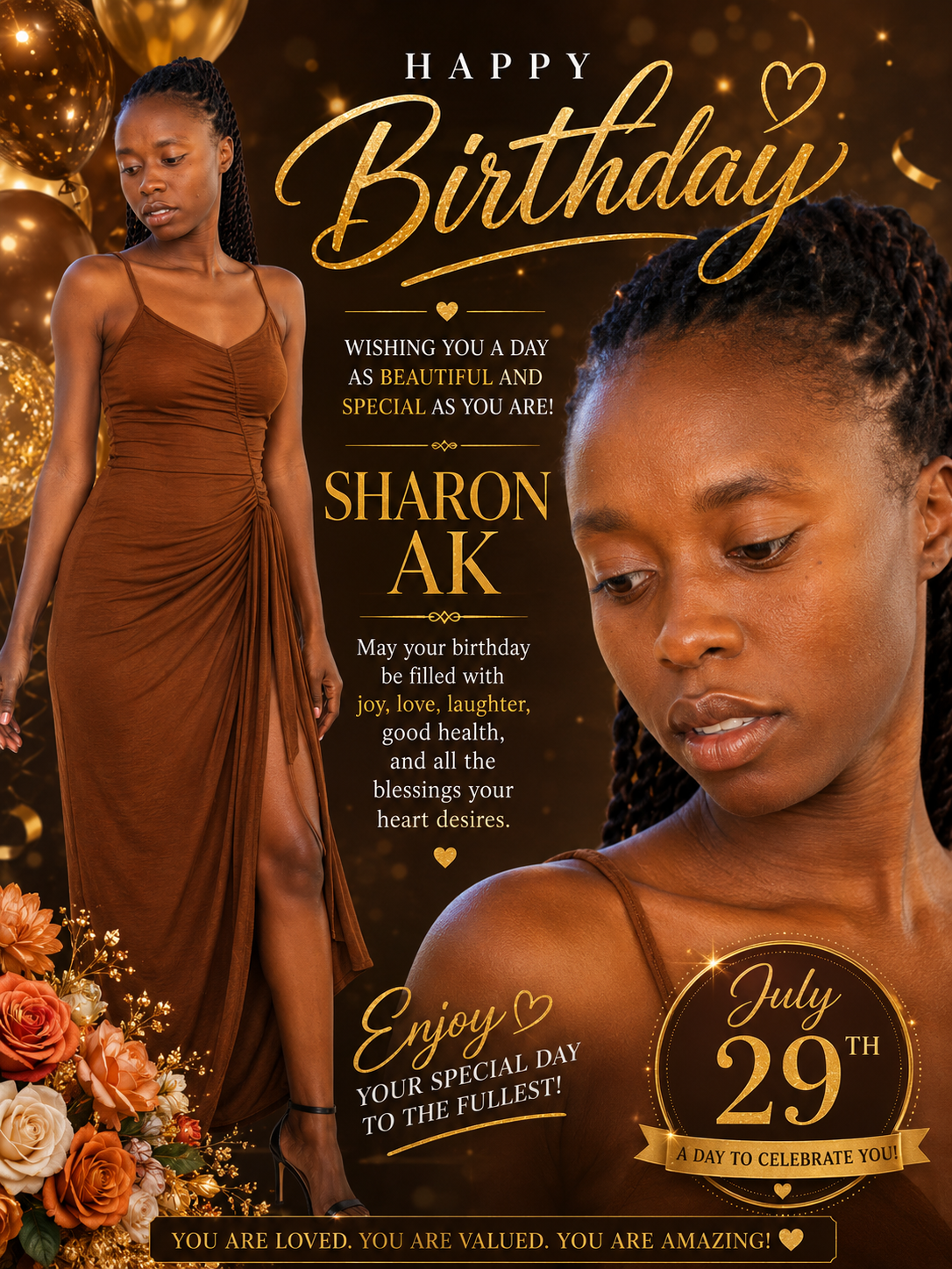 Happy birthday (Sharon ak)